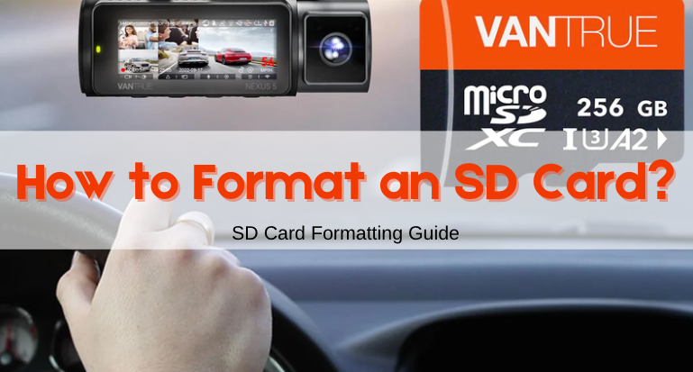 SD-kortformatering: Sådan formaterer du et SD-kort til et dashcam