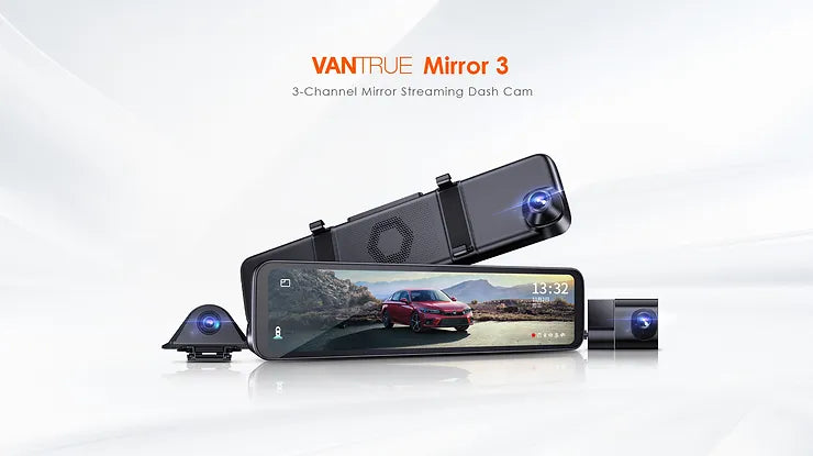 Vantrue M3 2K 3-Channel Mirror Dash Cam is coming!