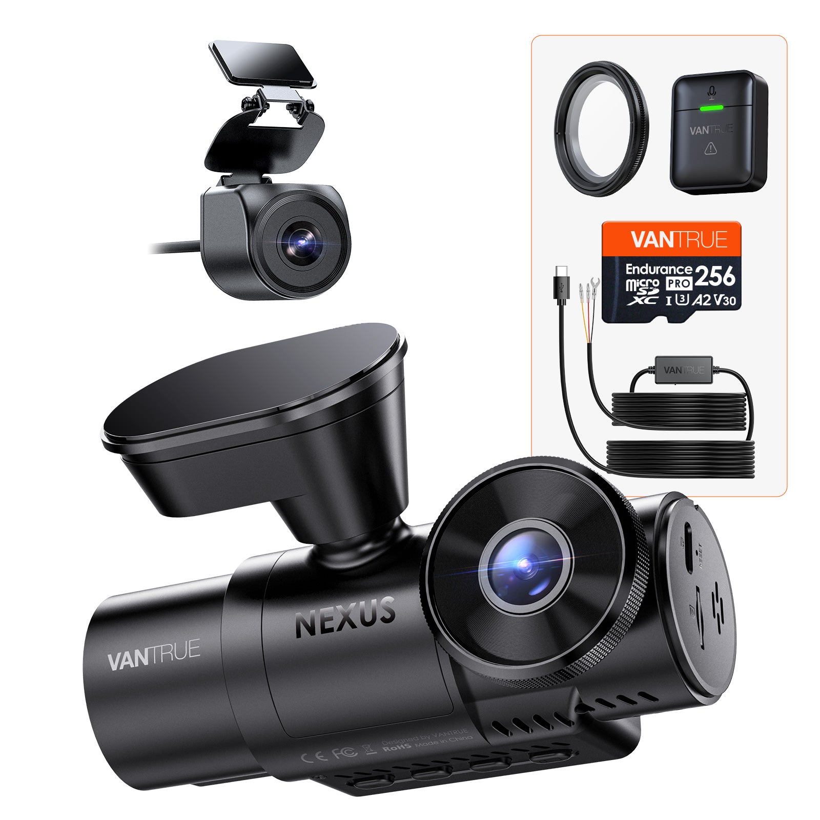 Bundle: N4S + VP03 Hardwire Kit + 256GB Card + CPL + Remote Controller