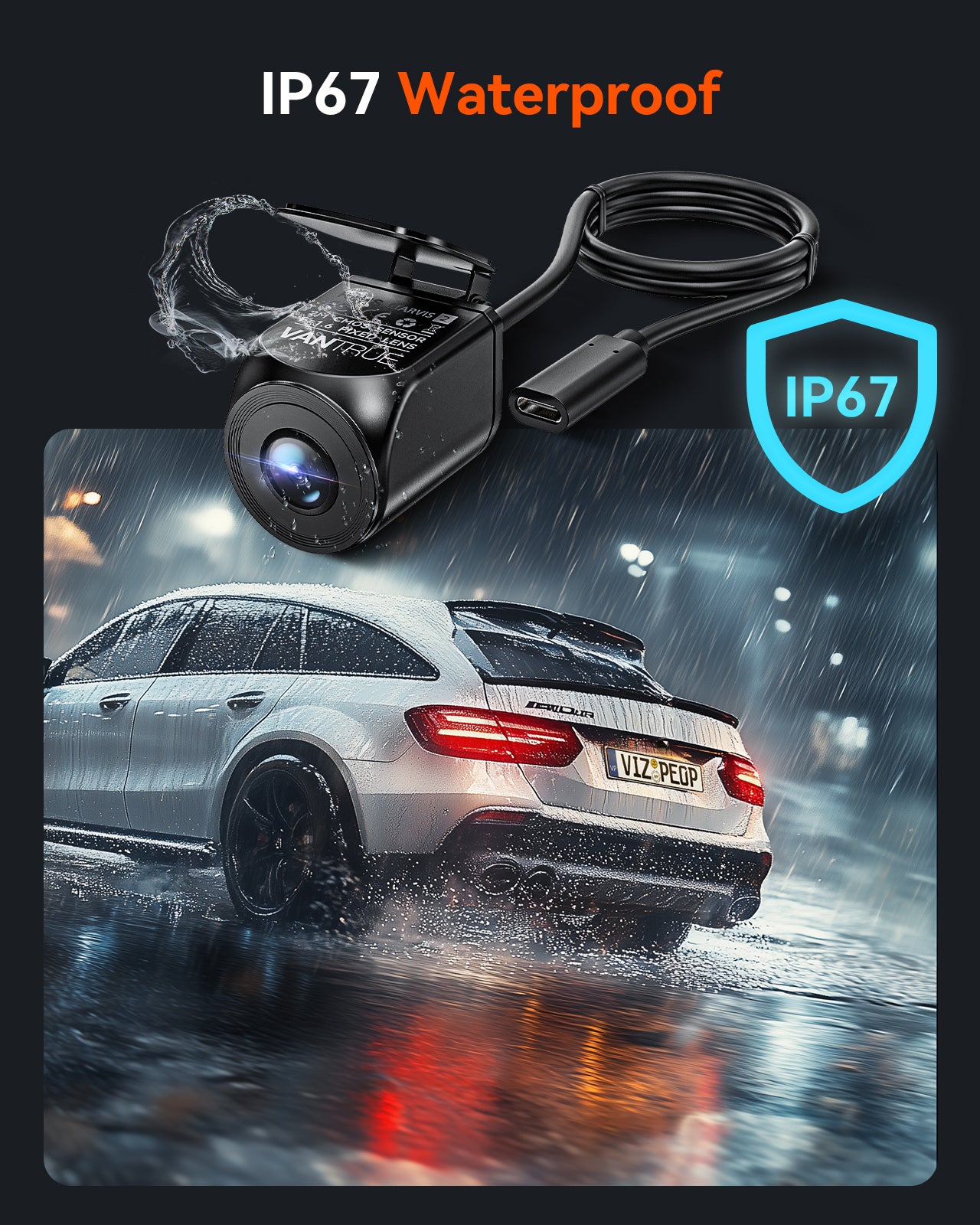 Waterproof Rear Camera