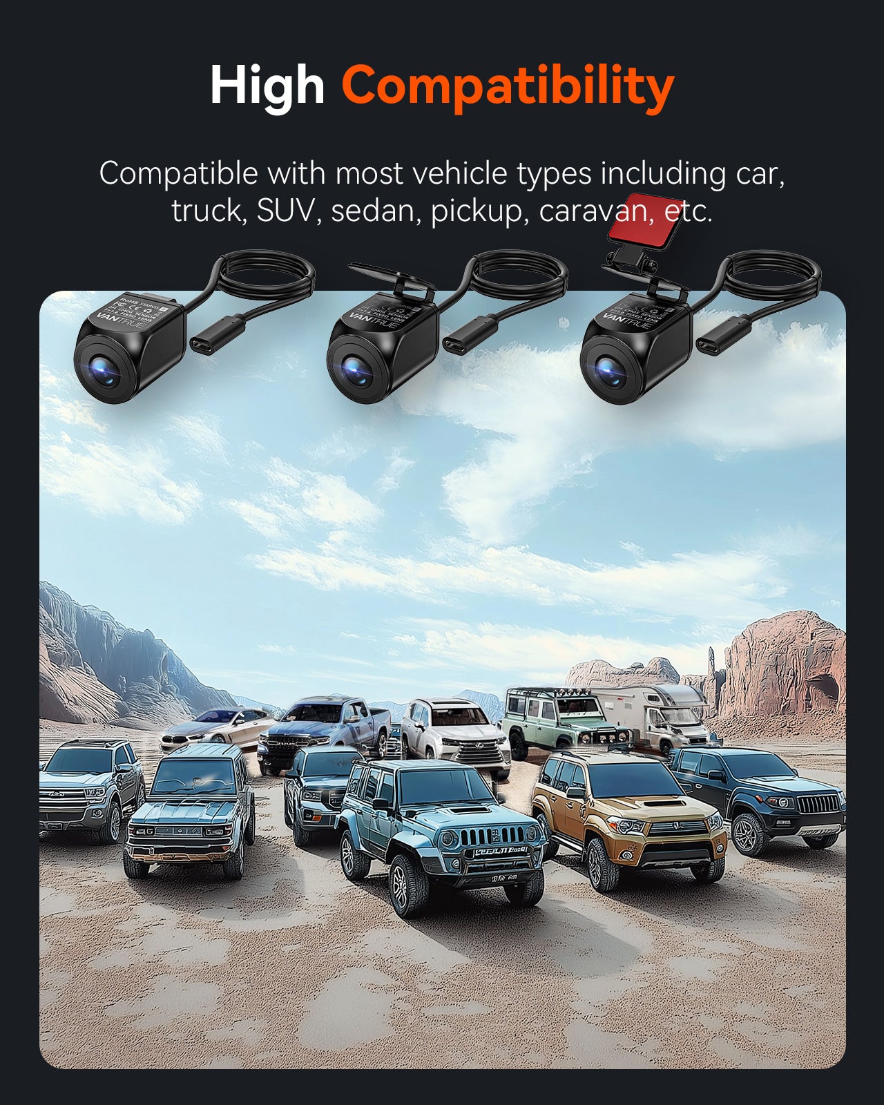 Waterproof Rear Camera