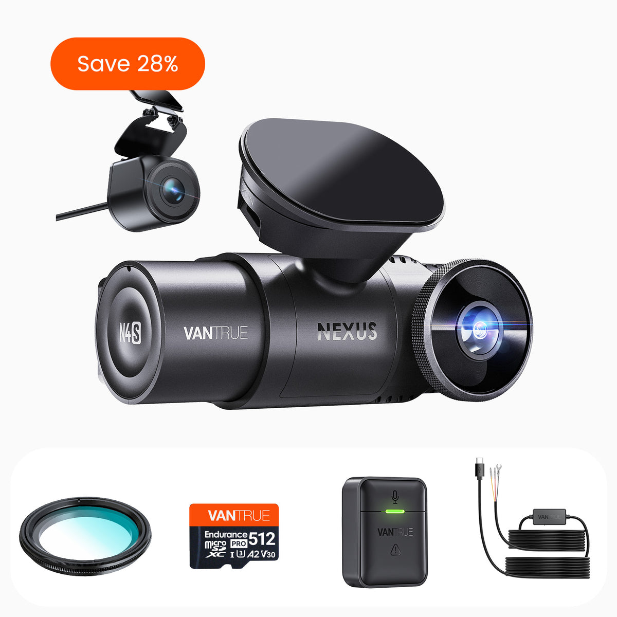 Bundle:N4S + VP03 Hardwire Kit + 512GB Card + CPL + Remote Controller(Autumn Exclusive Discount))
