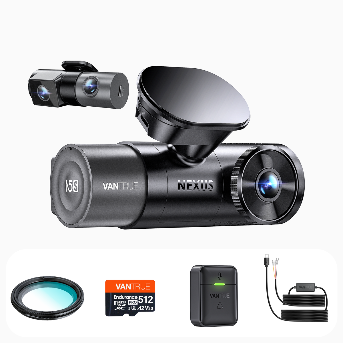Bundle: N5S + VP03 Hardwire Kit + 512GB Card + CPL + Remote Controller(Fall Sale)