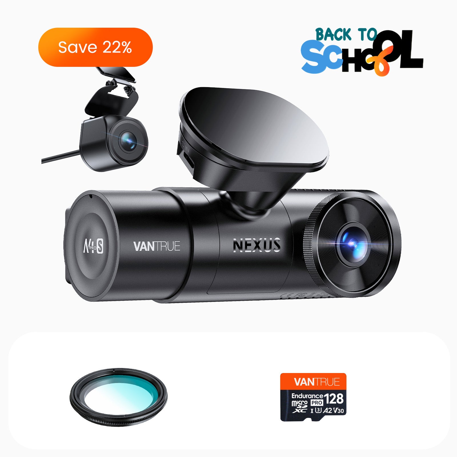 Bundle: N4 Pro S + 128GB Card + CPL Filter