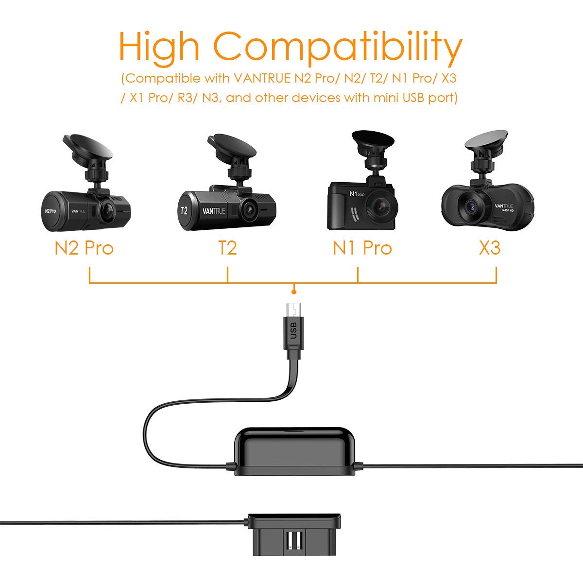 OBD Hardwire Charger Cable