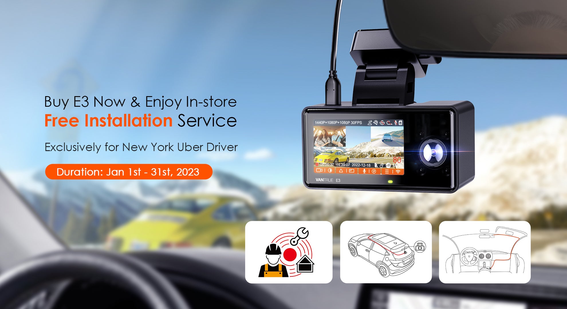 Buy E3 Now & Enjoy In-store Free Installation Service