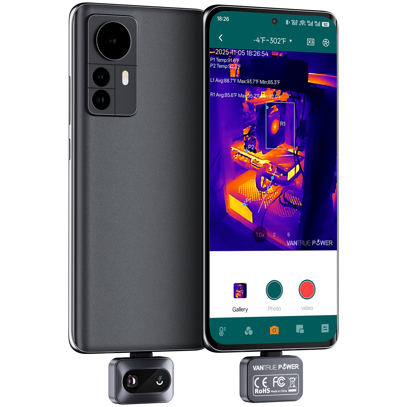 Vantrue Power Thermal Camera -TS1