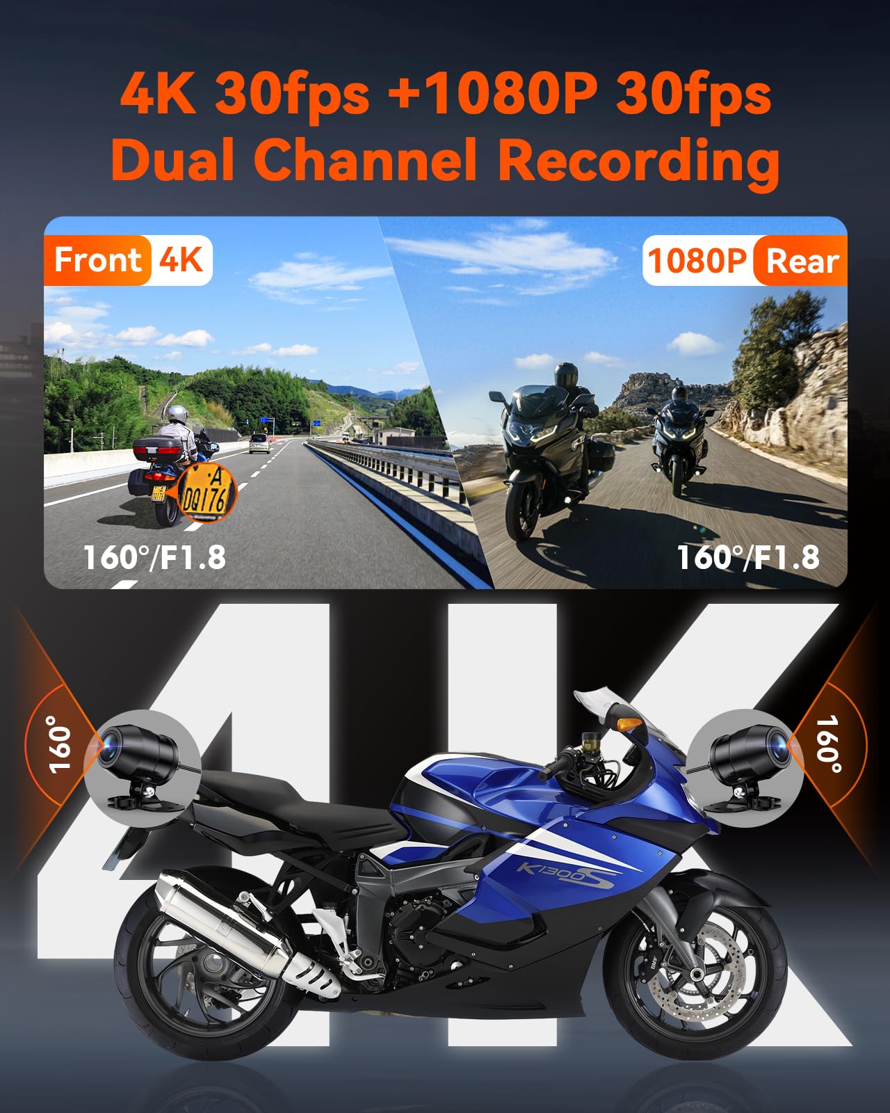 F1モーターサイクルドライブレコーダー – Vantrue F1モーターサイクルドライブレコーダー – Vantrue