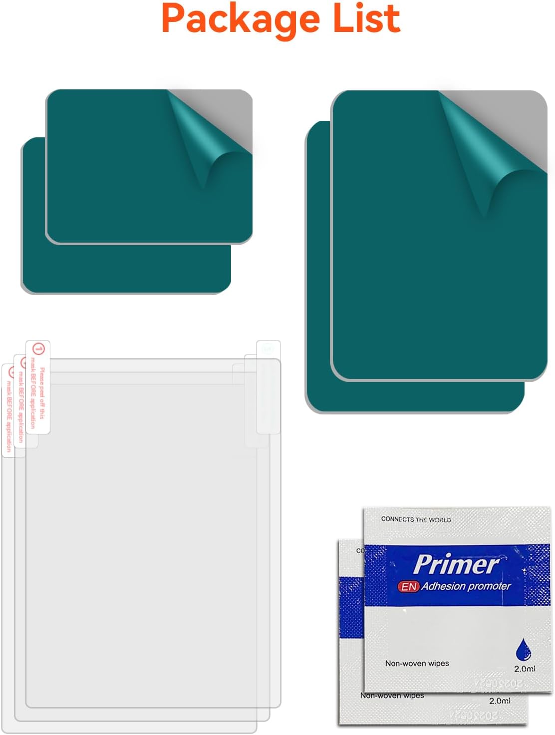 Adhesive Pads + Electrostatic Stickers Packs