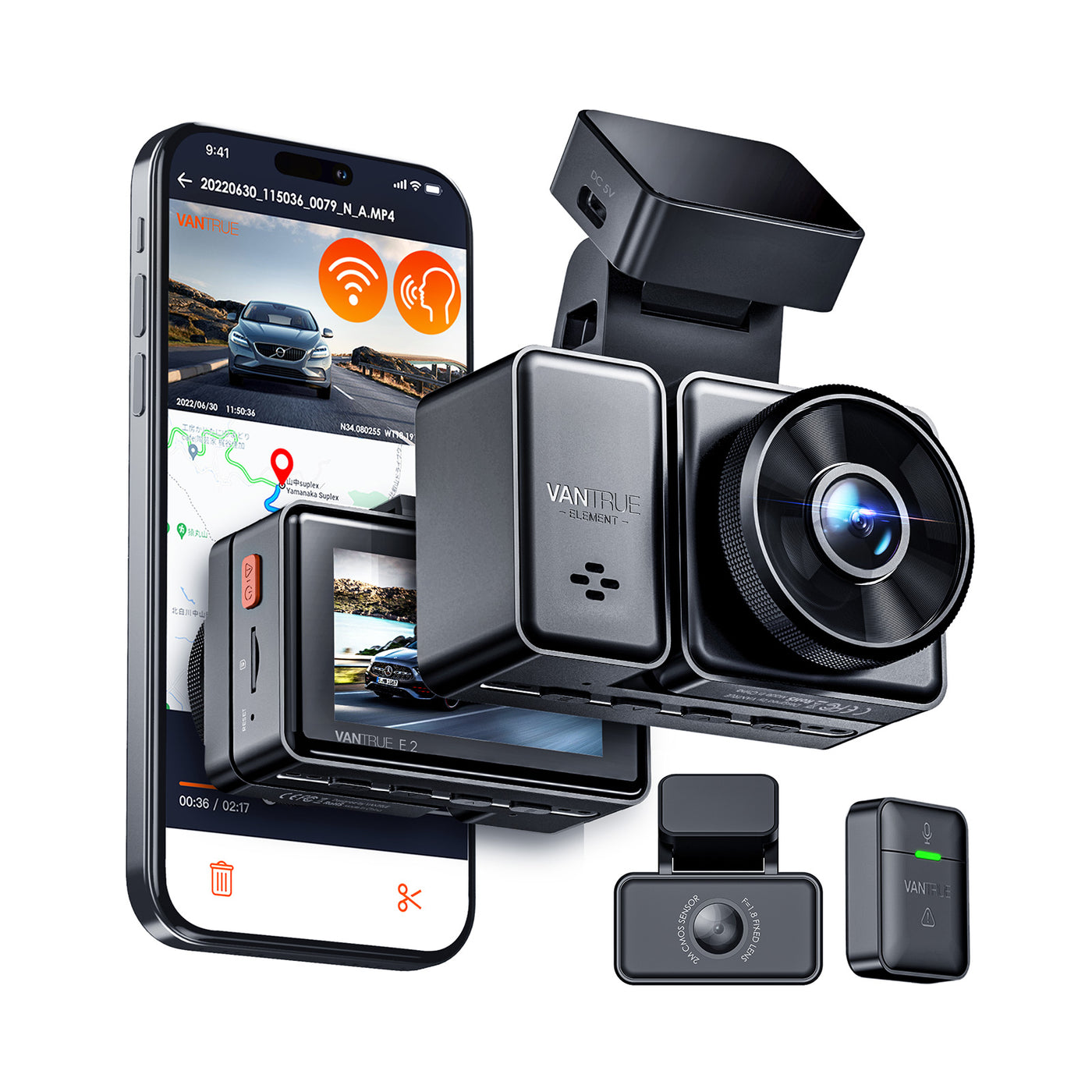 Vantrue E2 Dash Cam