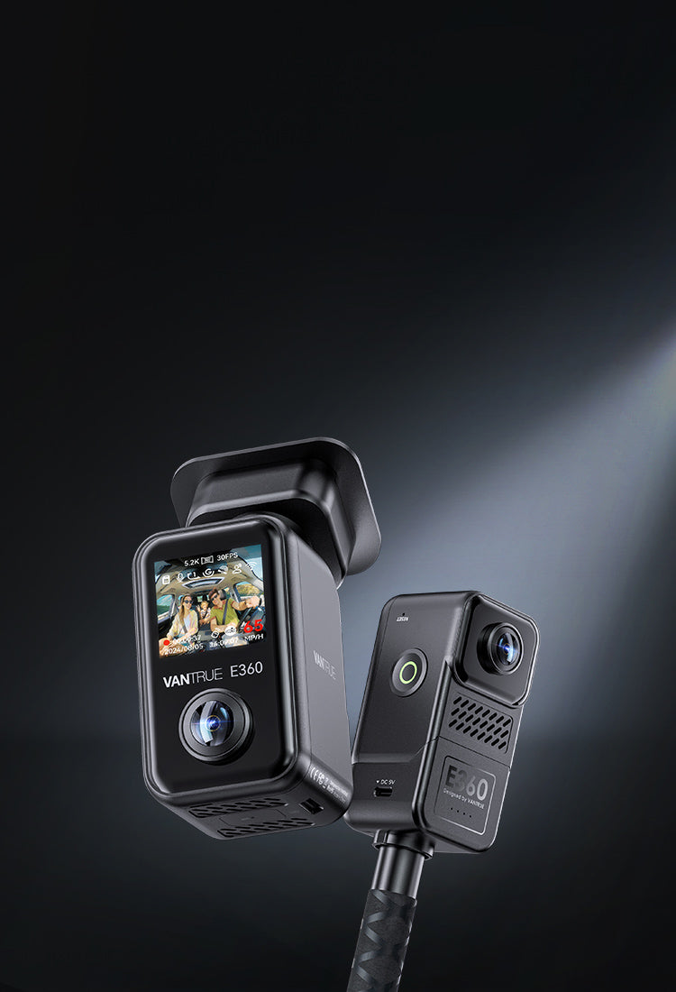 VANTRUE 最新ドラレコ E360 ACE 新品未開封 駐車監視コード付 5.2Kの360