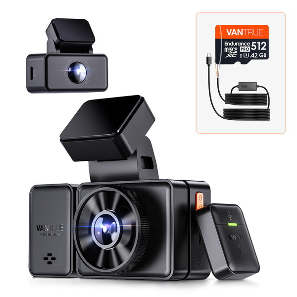 アクセサリー VANTRUE E3 Bundle: E3 + Hardwire Kit+ 512GB Card – Vantrue