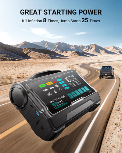 JS2 All-in-One Jump Starter & Air Compressor