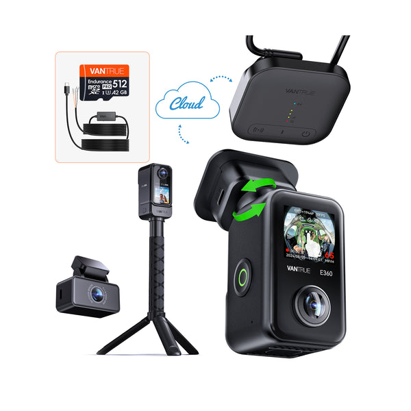 Bundle: E360 ACE + VP03 Hardwire kit + 512GB + LTE Box 