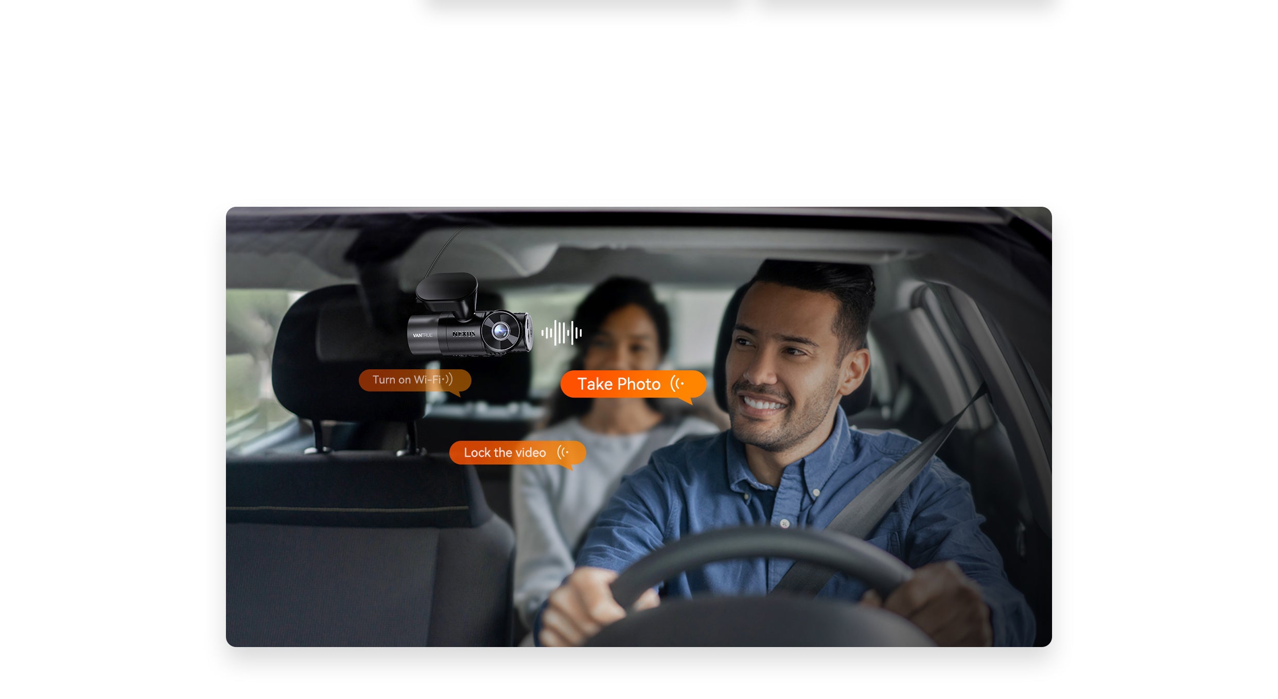 Vantrue N2X 2.7K Dual Dash Cam for Uber, 5G WiFi, GPS, IR Night Vision