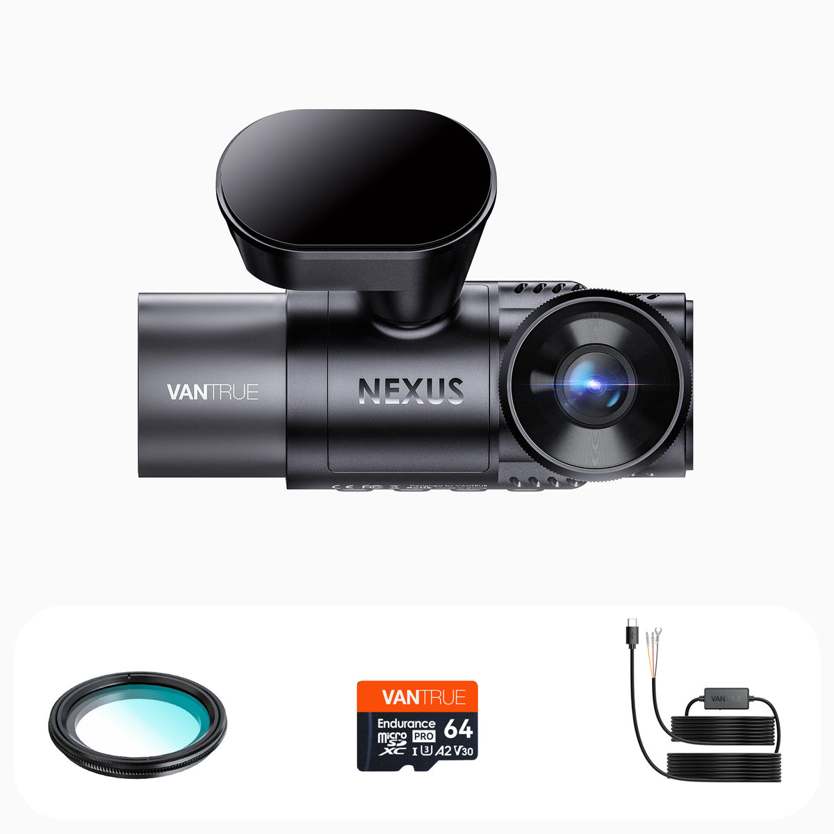 Bundle: N2X + VP03 Hardwire Kit + 64GB Card + CPL