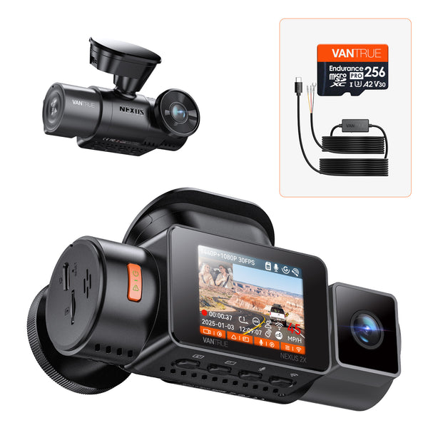 Bundle: N2X + Hardwire Kit + 256GB Card – Vantrue