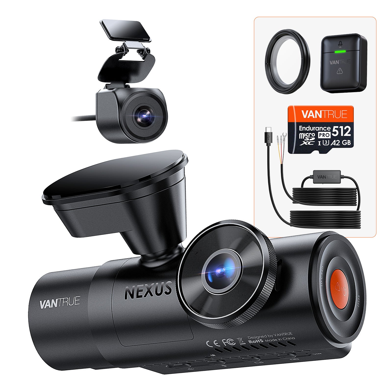 Bundle: N4 Pro S + VP03 Hardwire Kit + 512GB Card + CPL + Remote Controller