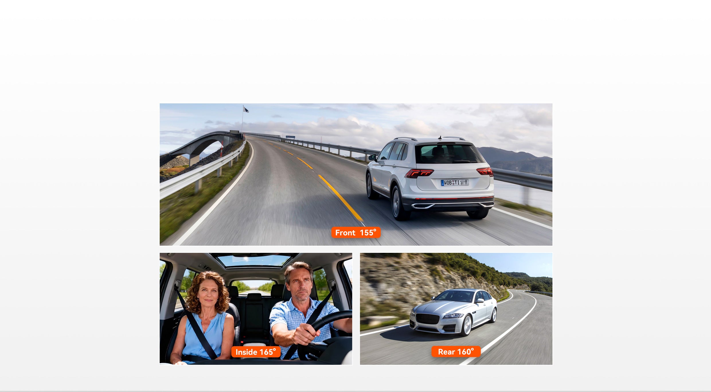 Vantrue N4 3 Channel Dash Cam | 4K+1080P+1080P Car Camera with IR