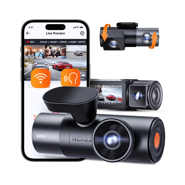 4-Channel Dashcam – Vantrue