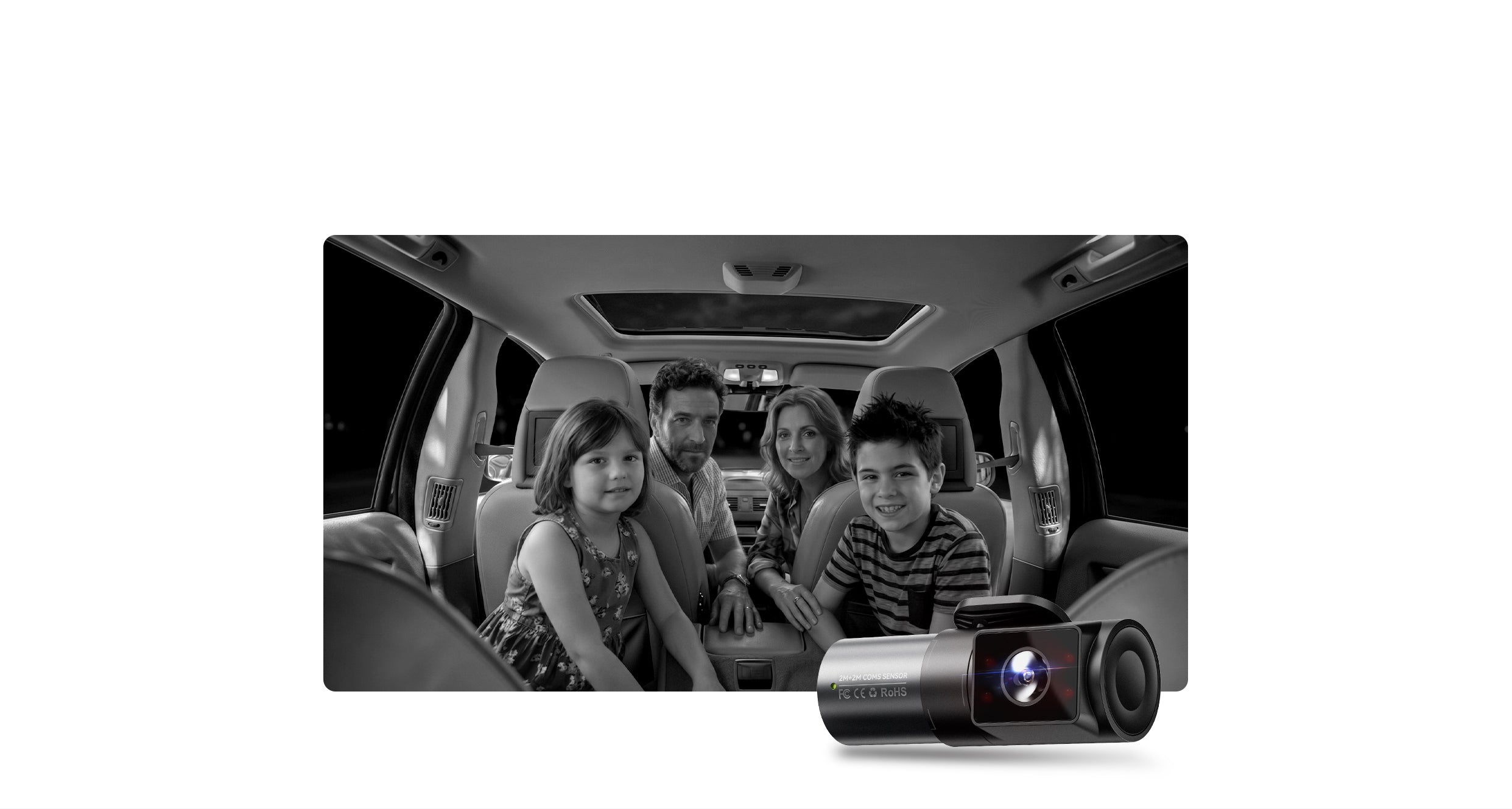 Vantrue N5 4-Channel Dash Cam | 360° 2.7K+1080P, STARVIS 2, WiFi, GPS