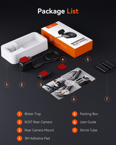 Waterproof Rear Camera