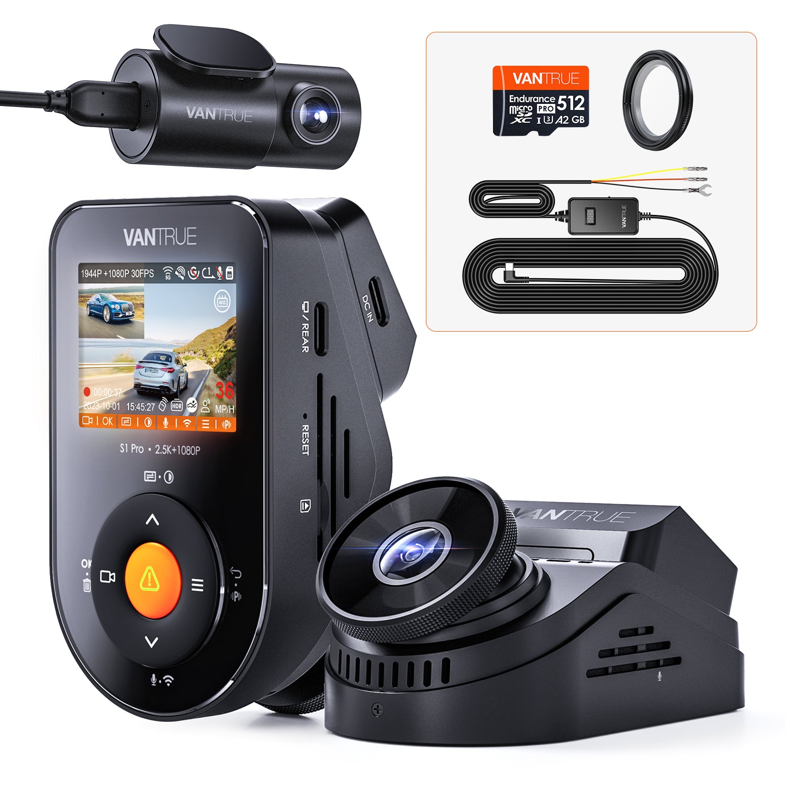 Bundle S1 Pro + VP05 Hardwire Kit + CPL +512GB Card