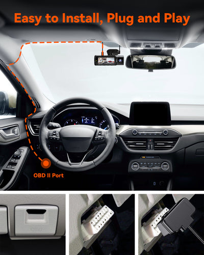 Voltage Display OBD Cable