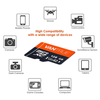 Vantrue microSD-Karte 128 GB