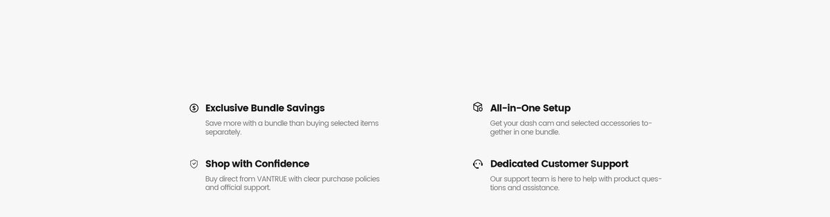 Why Vantrue Bundle?