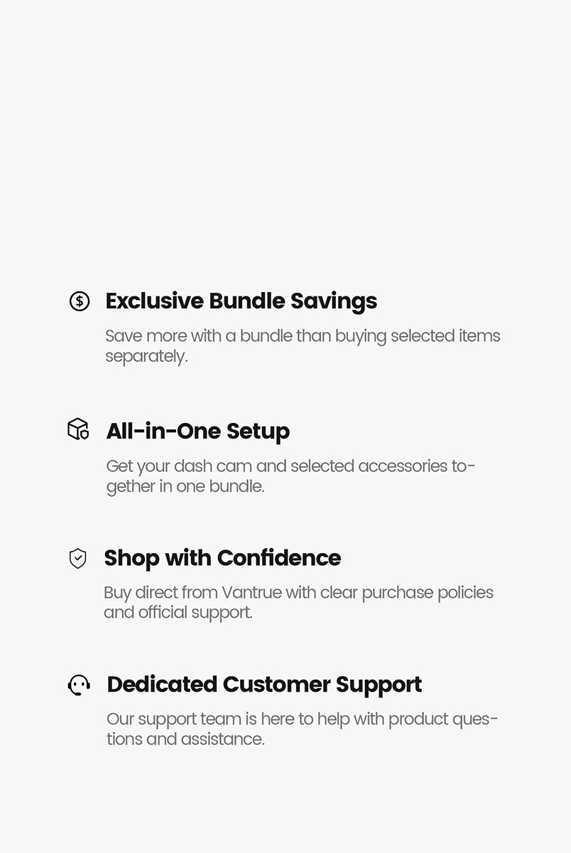 Why Vantrue Bundle?