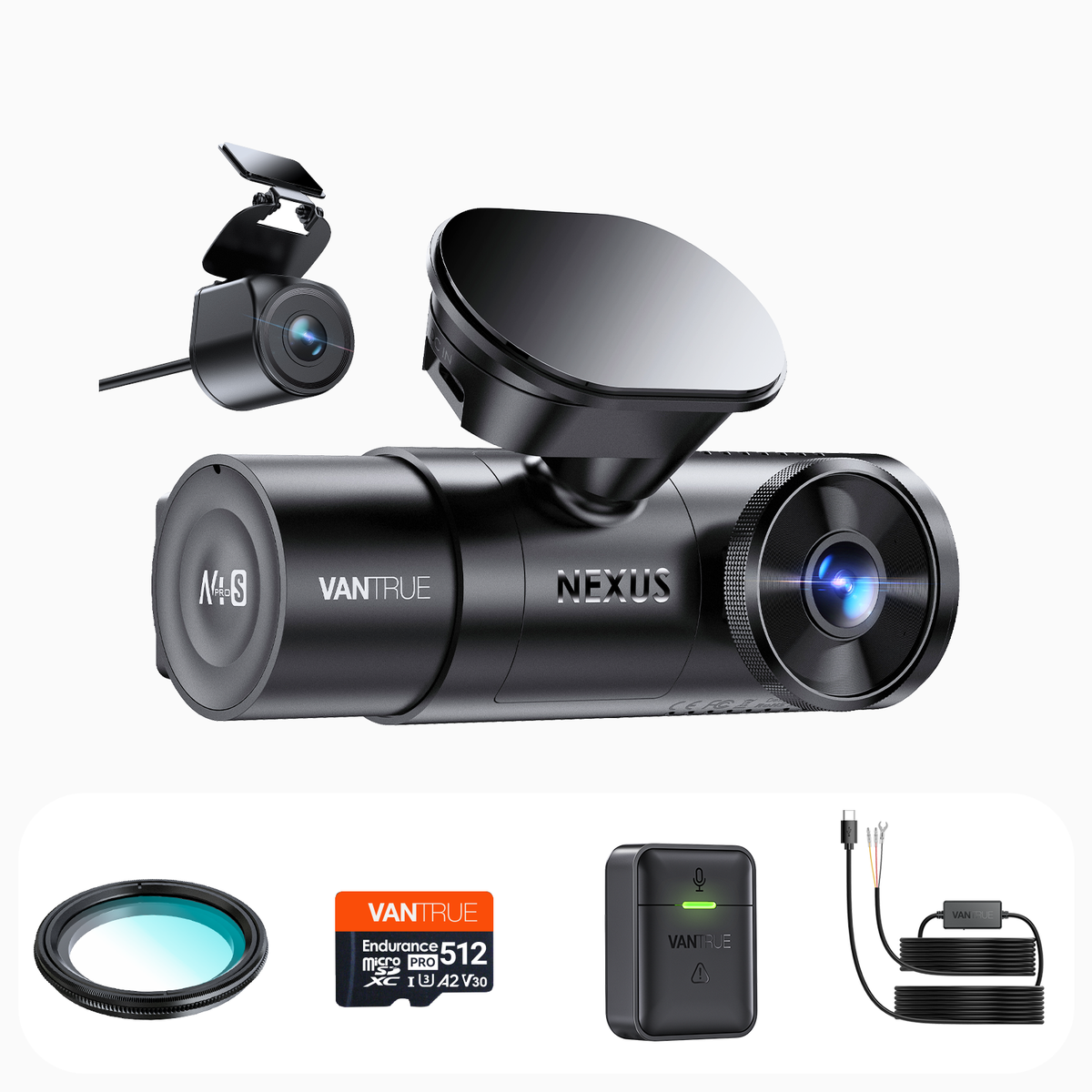 Bundle: N4 Pro S + VP03 Hardwire Kit + 512GB Card + CPL + Remote Controller（Fall Sale）