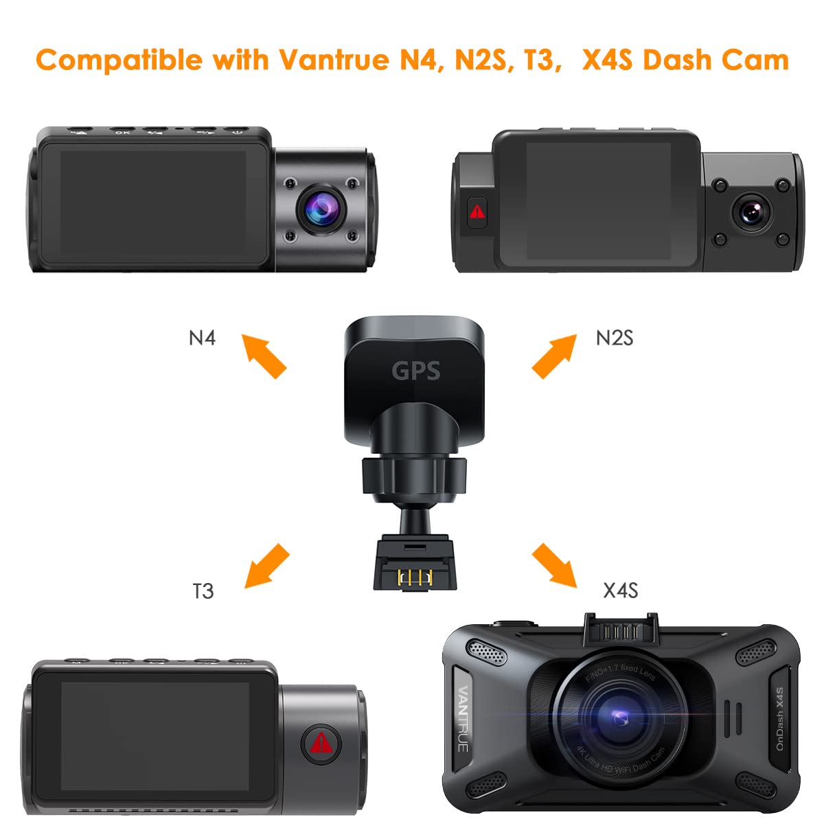 最安価格 vantrue n4 gpsマウントセット! ドライブレコーダー