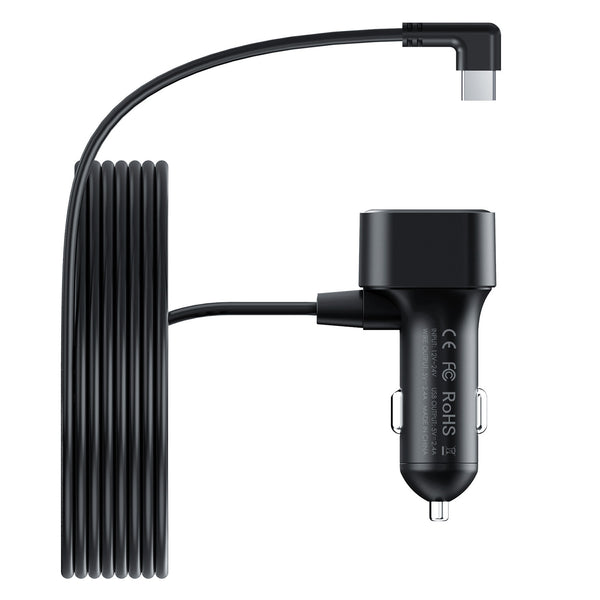 VANTRUE Kit de Câblage USB-C avec 3 Vitesses, Câble ACC et écran pour  Dashcam USB-C, 12V/24V à 5V, Porte-fusible avec Protection Basse Tension,  24H Mode Parking : : High-Tech